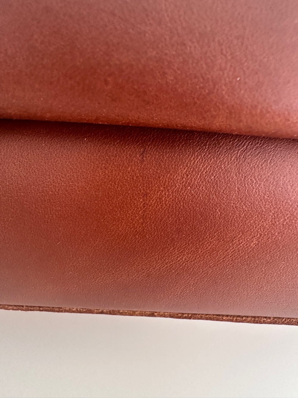 NWT Portland Leather Goods Mini Crossbody Tote Bag in Honey - Picture 14 of 16